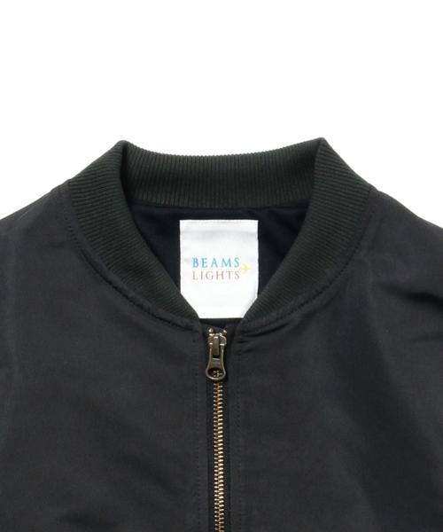 BEAMS LIGHTS Women's(ビームスライツ ウィメンズ)の「BEAMS LIGHTS / 撥水クロップド MA-1(ブルゾン・レディース・ブラック/オリーブ・36/38)」の5枚目の写真
