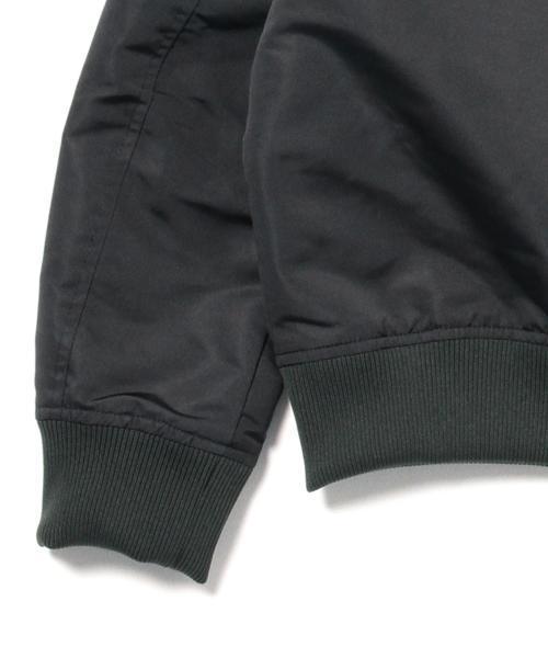 BEAMS LIGHTS Women's(ビームスライツ ウィメンズ)の「BEAMS LIGHTS / 撥水クロップド MA-1(ブルゾン・レディース・ブラック/オリーブ・36/38)」の6枚目の写真