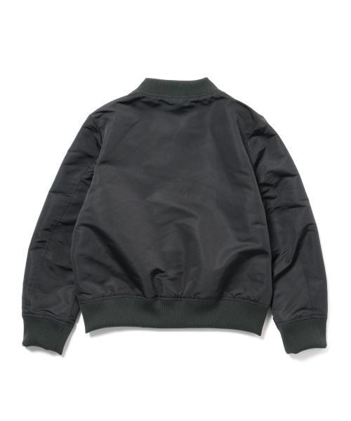BEAMS LIGHTS Women's(ビームスライツ ウィメンズ)の「BEAMS LIGHTS / 撥水クロップド MA-1(ブルゾン・レディース・ブラック/オリーブ・36/38)」の8枚目の写真