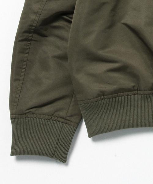 BEAMS LIGHTS Women's(ビームスライツ ウィメンズ)の「BEAMS LIGHTS / 撥水クロップド MA-1(ブルゾン・レディース・ブラック/オリーブ・36/38)」の9枚目の写真