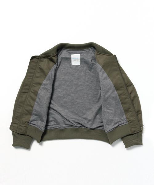 BEAMS LIGHTS Women's(ビームスライツ ウィメンズ)の「BEAMS LIGHTS / 撥水クロップド MA-1(ブルゾン・レディース・ブラック/オリーブ・36/38)」の18枚目の写真