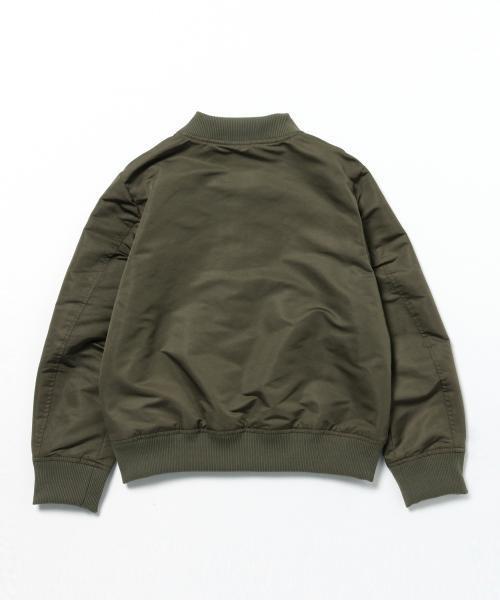 BEAMS LIGHTS Women's(ビームスライツ ウィメンズ)の「BEAMS LIGHTS / 撥水クロップド MA-1(ブルゾン・レディース・ブラック/オリーブ・36/38)」の17枚目の写真
