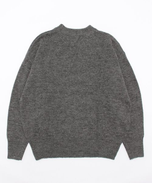 coca（coca）（コカ）の「オーバーサイズチュニックニット（ニット/セーター・レディース・グリーン/チャコールグレー/カーキ/ブルー・M/L）」の15枚目の写真