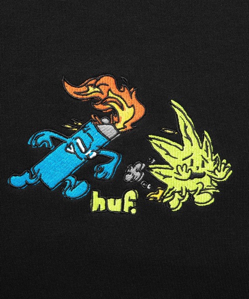 HUF（ハフ）の「FRENEMIES CREW / HUF フリースクルー スウェット（スウェット・メンズ・アッシュグレー/ブラック・SMALL/MEDIUM/LARGE/X-LARGE/XX-LARGE）」の12枚目の写真