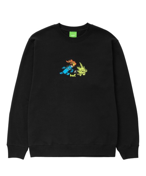 HUF（ハフ）の「FRENEMIES CREW / HUF フリースクルー スウェット（スウェット・メンズ・アッシュグレー/ブラック・SMALL/MEDIUM/LARGE/X-LARGE/XX-LARGE）」の18枚目の写真