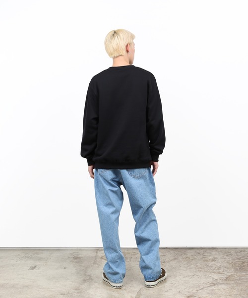 HUF（ハフ）の「FRENEMIES CREW / HUF フリースクルー スウェット（スウェット・メンズ・アッシュグレー/ブラック・SMALL/MEDIUM/LARGE/X-LARGE/XX-LARGE）」の5枚目の写真