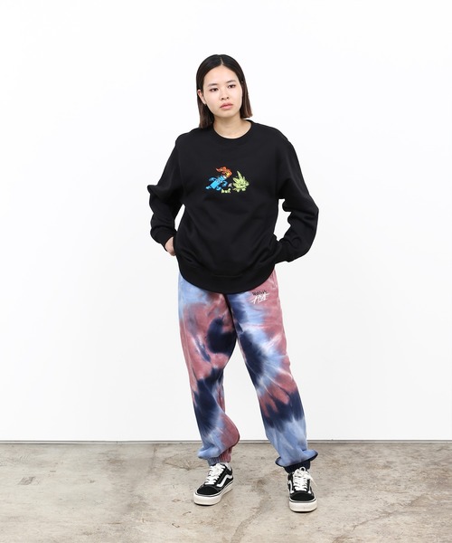 HUF（ハフ）の「FRENEMIES CREW / HUF フリースクルー スウェット（スウェット・メンズ・アッシュグレー/ブラック・SMALL/MEDIUM/LARGE/X-LARGE/XX-LARGE）」の6枚目の写真