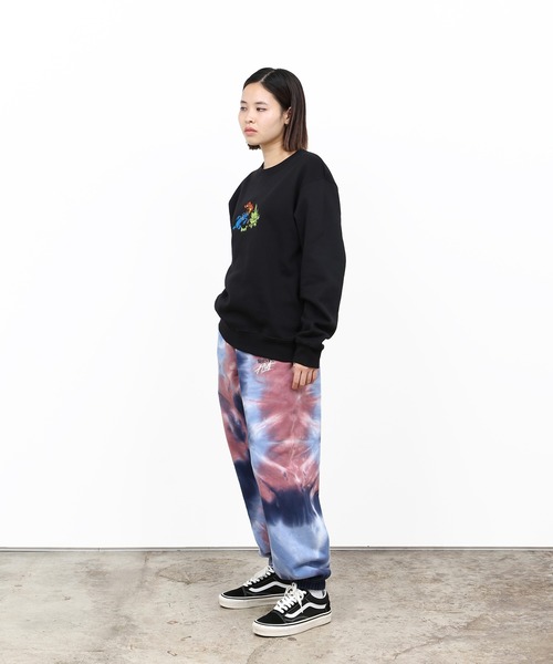 HUF（ハフ）の「FRENEMIES CREW / HUF フリースクルー スウェット（スウェット・メンズ・アッシュグレー/ブラック・SMALL/MEDIUM/LARGE/X-LARGE/XX-LARGE）」の7枚目の写真