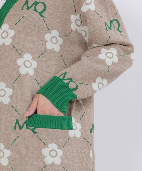 MARY QUANT（マリークワント）の「モノグラムジャカードニット