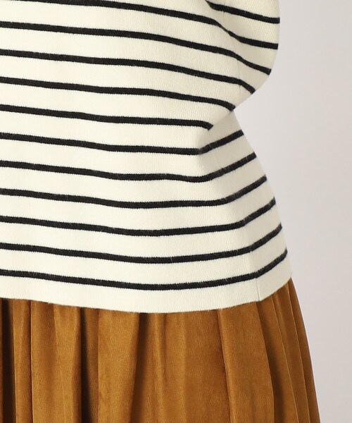 DRESKIP（ドレスキップ）の「◆【洗える】首元柔らかシルエット！ハ－トネックニット（ニット/セーター・レディース・ベージュ/グリーン/ピンク系/ブラック/ホワイト系5/ネイビー系2・02/03/04）」の17枚目の写真
