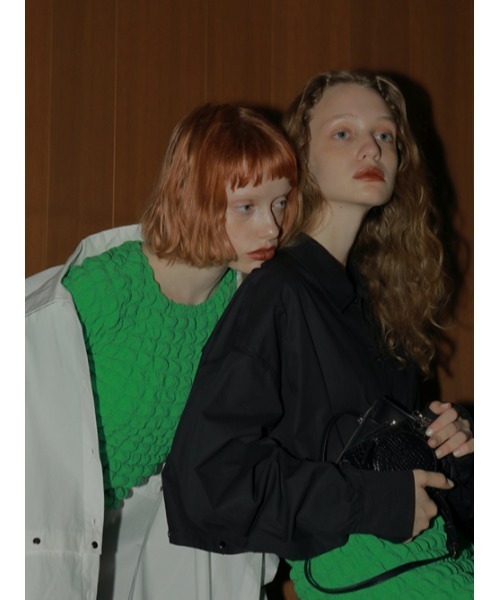 AMAIL（アマイル）の「Chameleon over shirt（シャツ/ブラウス・レディース・ホワイト/ブラック/ラベンダー・FREE）」の21枚目の写真