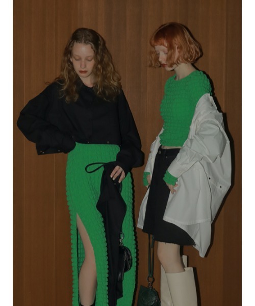 AMAIL（アマイル）の「Chameleon over shirt（シャツ/ブラウス・レディース・ホワイト/ブラック/ラベンダー・FREE）」の12枚目の写真