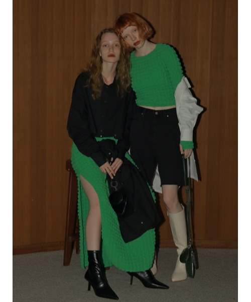 AMAIL（アマイル）の「Chameleon over shirt（シャツ/ブラウス・レディース・ホワイト/ブラック/ラベンダー・FREE）」の14枚目の写真