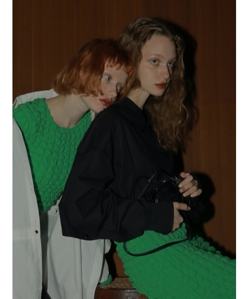 AMAIL（アマイル）の「Chameleon over shirt（シャツ/ブラウス・レディース・ホワイト/ブラック/ラベンダー・FREE）」の20枚目の写真