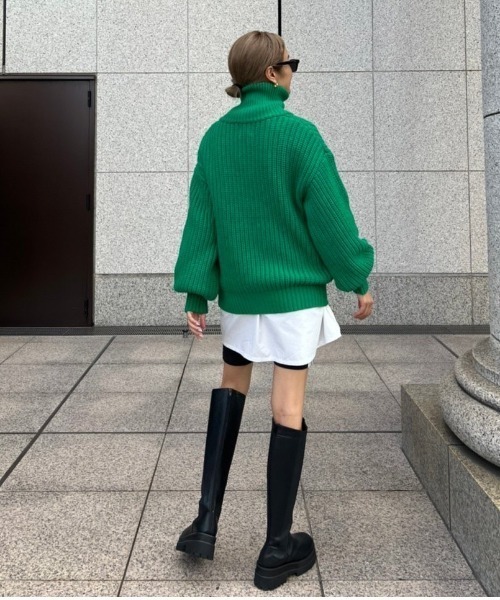 AMAIL（アマイル）の「Chameleon over shirt（シャツ/ブラウス・レディース・ホワイト/ブラック/ラベンダー・FREE）」の6枚目の写真