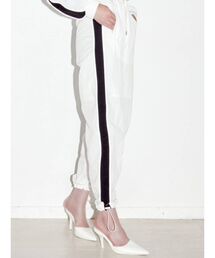 【セットアップ着用可】サイドLINEナイロンジョガーパンツ