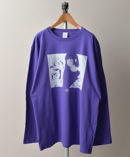 ONE DAY KMC (ワンデイケーエムシー)の「DEPROID / DEPROID× Itaru COFFEE L/S TEE(Tシャツ/カットソー・メンズ・バイオレット/サンドベージュ/ダークブラウン・FREE)」の3枚目の写真