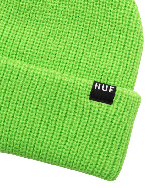 HUF（ハフ）の「ESSENTIALS USUAL BEANIE / HUF ビーニー ニット帽（ニットキャップ/ビーニー・メンズ・ブラック/ネイビー/ゴールド/ヘザーグレー/グリーン系その他・O/S）」の18枚目の写真