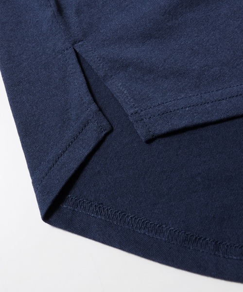 coca（coca）（コカ）の「ワンポイント刺繍ロングTシャツ（Tシャツ/カットソー・レディース・ネイビー/グリーン・M/L）」の17枚目の写真