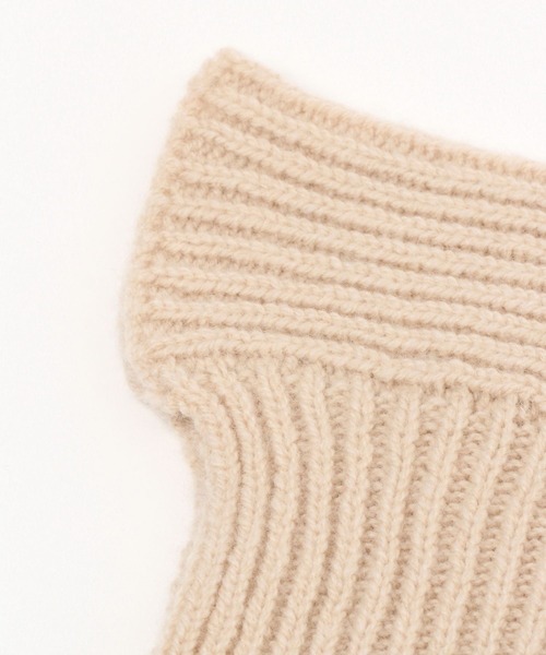 A part by(アパートバイ)の「【TWEEDMLL/ツイードミル】ニットフード(ニットキャップ/ビーニー・レディース・アイボリー・FREE)」の2枚目の写真