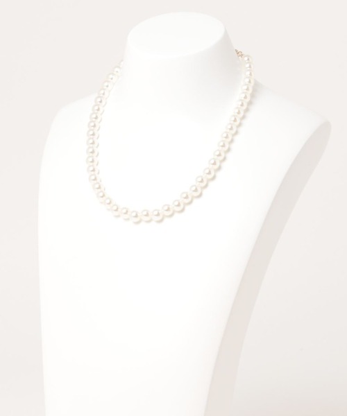 Catherine Cottage(キャサリンコテージ)の「8mmパールビーズネックレス(ネックレス・キッズ・ホワイト・FREE)」の2枚目の写真