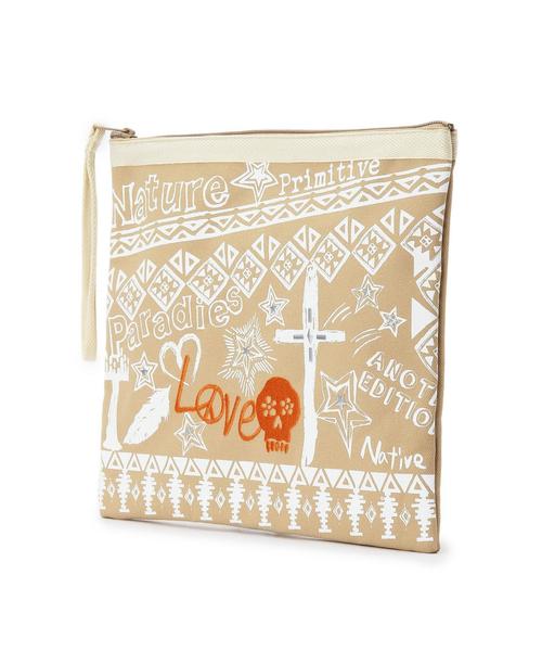 Another Edition(アナザーエディション)の「テープクラッチバック/AEBC Tape CLT(クラッチバッグ・レディース・ナチュラル/ベージュ・フリー)」の6枚目の写真