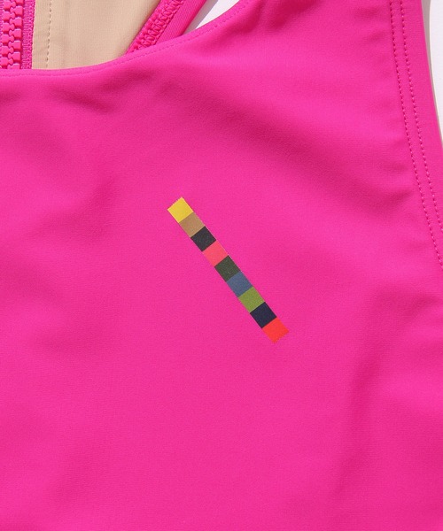 Saturdays NYC(サタデーズ ニューヨークシティ )の「All Terrain High Neck Swimsuit(水着・レディース・ピンク・L/M/S)」の3枚目の写真
