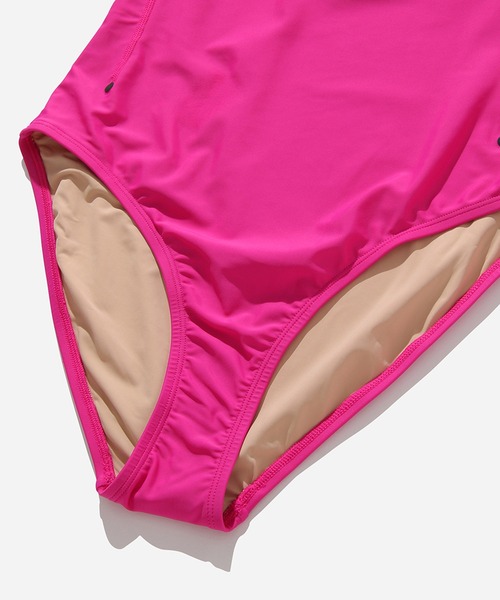 Saturdays NYC(サタデーズ ニューヨークシティ )の「All Terrain High Neck Swimsuit(水着・レディース・ピンク・L/M/S)」の4枚目の写真