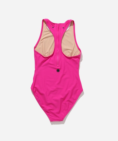 Saturdays NYC(サタデーズ ニューヨークシティ )の「All Terrain High Neck Swimsuit(水着・レディース・ピンク・L/M/S)」の5枚目の写真