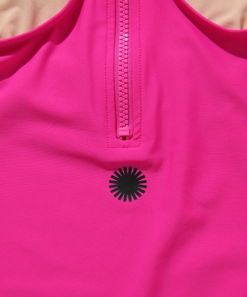 Saturdays NYC(サタデーズ ニューヨークシティ )の「All Terrain High Neck Swimsuit(水着・レディース・ピンク・L/M/S)」の6枚目の写真