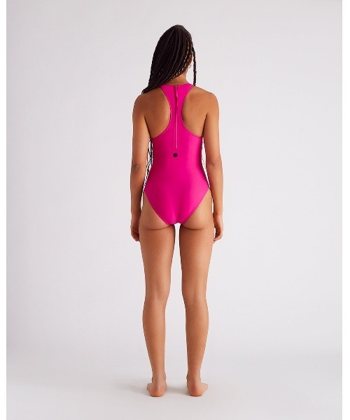 Saturdays NYC(サタデーズ ニューヨークシティ )の「All Terrain High Neck Swimsuit(水着・レディース・ピンク・L/M/S)」の10枚目の写真