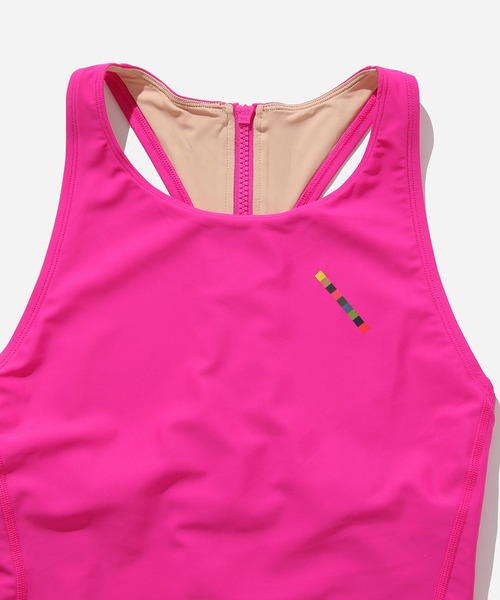 Saturdays NYC(サタデーズ ニューヨークシティ )の「All Terrain High Neck Swimsuit(水着・レディース・ピンク・L/M/S)」の2枚目の写真
