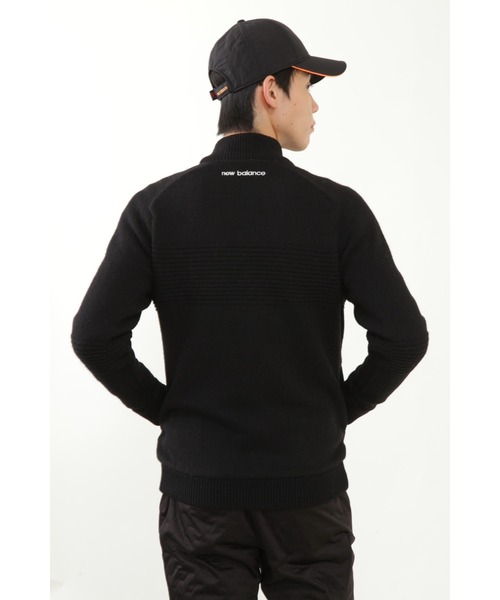new balance golf】ニット×リップストップ ハイブリッド フルジップ