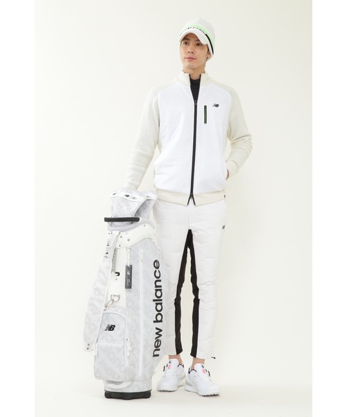 new balance golf】ニット×リップストップ ハイブリッド フルジップ