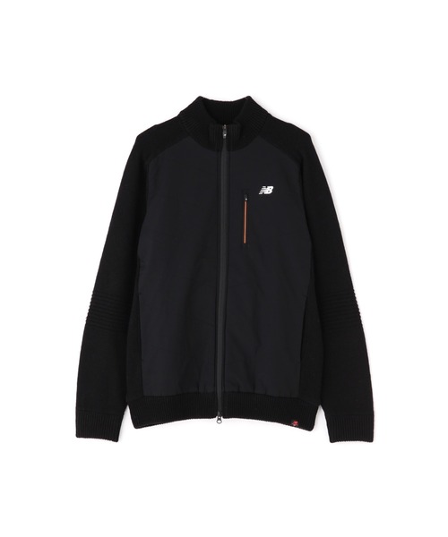 new balance golf】ニット×リップストップ ハイブリッド フルジップ