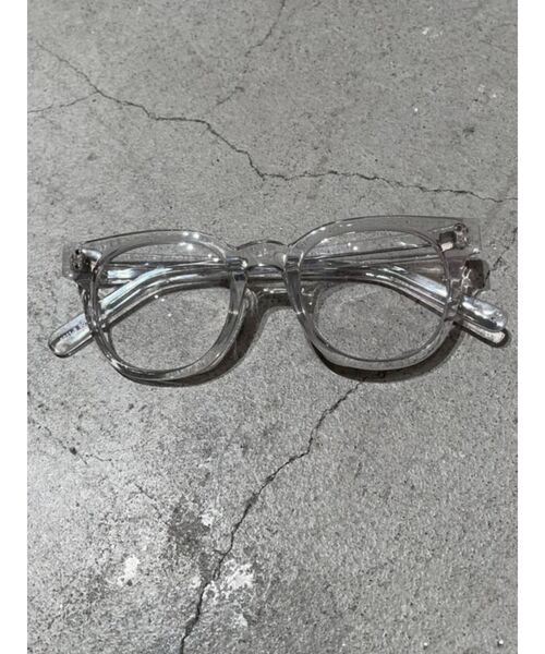 GYDA(ジェイダ)の「クリアFRAMEサングラス(サングラス・レディース・ベージュ/クリア・FREE)」の2枚目の写真