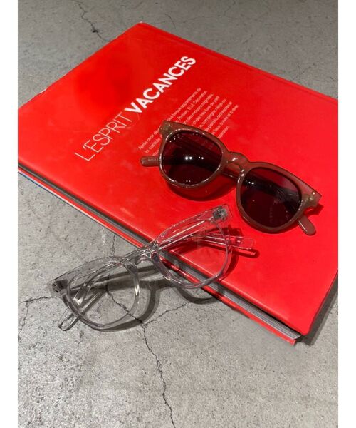 GYDA(ジェイダ)の「クリアFRAMEサングラス(サングラス・レディース・ベージュ/クリア・FREE)」の3枚目の写真