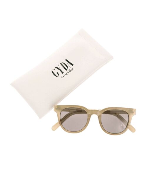 GYDA(ジェイダ)の「クリアFRAMEサングラス(サングラス・レディース・ベージュ/クリア・FREE)」の14枚目の写真
