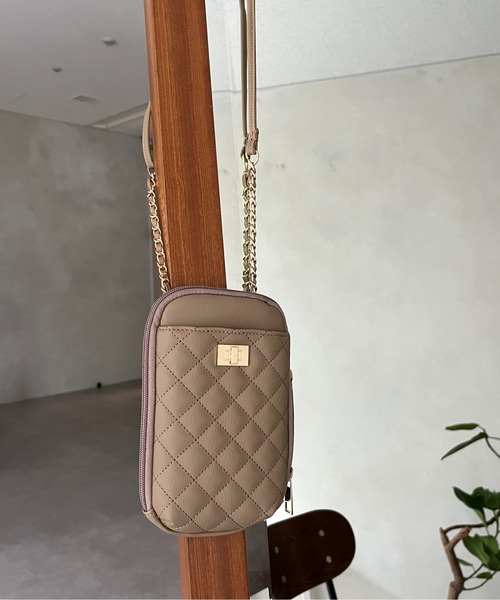 prose verse(プロズヴェール)の「マルチショルダーバッグ(ショルダーバッグ・レディース・アイボリー/ベージュ/ブラック・フリ-)」の3枚目の写真