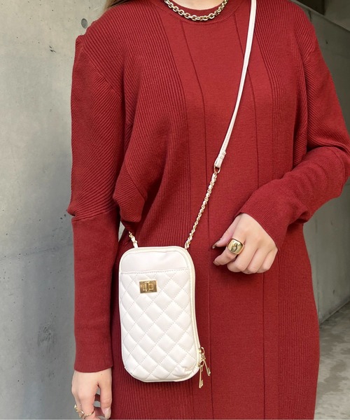 prose verse(プロズヴェール)の「マルチショルダーバッグ(ショルダーバッグ・レディース・アイボリー/ベージュ/ブラック・フリ-)」の7枚目の写真