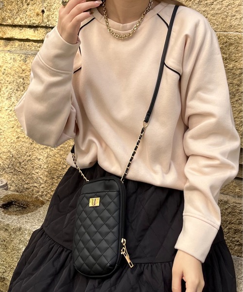 prose verse(プロズヴェール)の「マルチショルダーバッグ(ショルダーバッグ・レディース・アイボリー/ベージュ/ブラック・フリ-)」の8枚目の写真