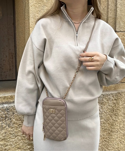 prose verse(プロズヴェール)の「マルチショルダーバッグ(ショルダーバッグ・レディース・アイボリー/ベージュ/ブラック・フリ-)」の10枚目の写真