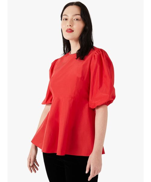 kate spade new york(ケイトスペード ニューヨーク)の「ラインストーン カラー トップ(その他トップス・レディース・レッド・0/2)」の4枚目の写真