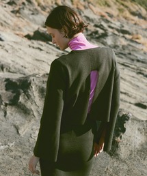 Happy John | 2way open knit tops/2wayオープンニットトップス(ニット/セーター)