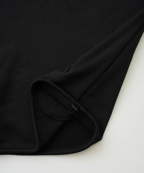 Anchor Smith（アンカー スミス）の「オーバーサイズハーフジップ サイドライン 裏起毛プルオーバースウェット（スウェット・メンズ・ホワイト/ブラック・M/L）」の15枚目の写真