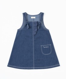 trois lapins kp | ストレッチデニム ジャンパースカート(140～150)(ジャンパースカート)