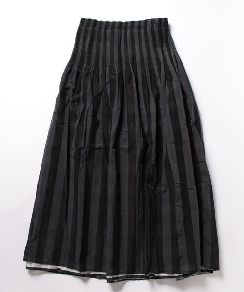 INTERPLANET（インタープラネット）の「シャーリングリバーシブルマキシスカート（スカート・レディース・ブラック/イエロー/ブルー・FREE）」の5枚目の写真