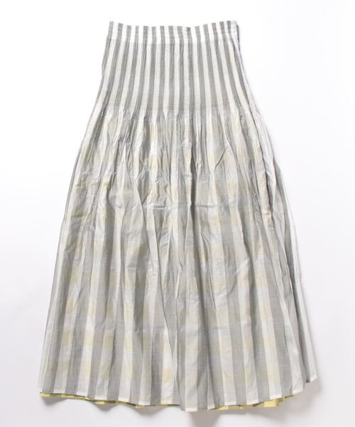 INTERPLANET（インタープラネット）の「シャーリングリバーシブルマキシスカート（スカート・レディース・ブラック/イエロー/ブルー・FREE）」の6枚目の写真