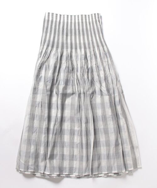 INTERPLANET（インタープラネット）の「シャーリングリバーシブルマキシスカート（スカート・レディース・ブラック/イエロー/ブルー・FREE）」の7枚目の写真