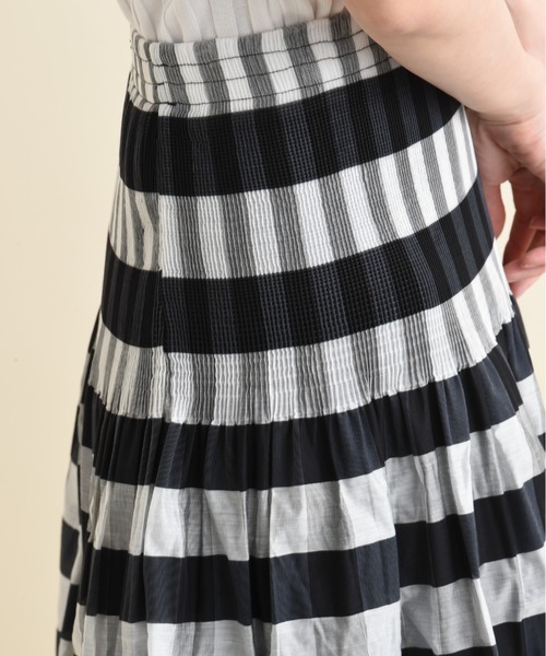 INTERPLANET（インタープラネット）の「シャーリングリバーシブルマキシスカート（スカート・レディース・ブラック/イエロー/ブルー・FREE）」の19枚目の写真